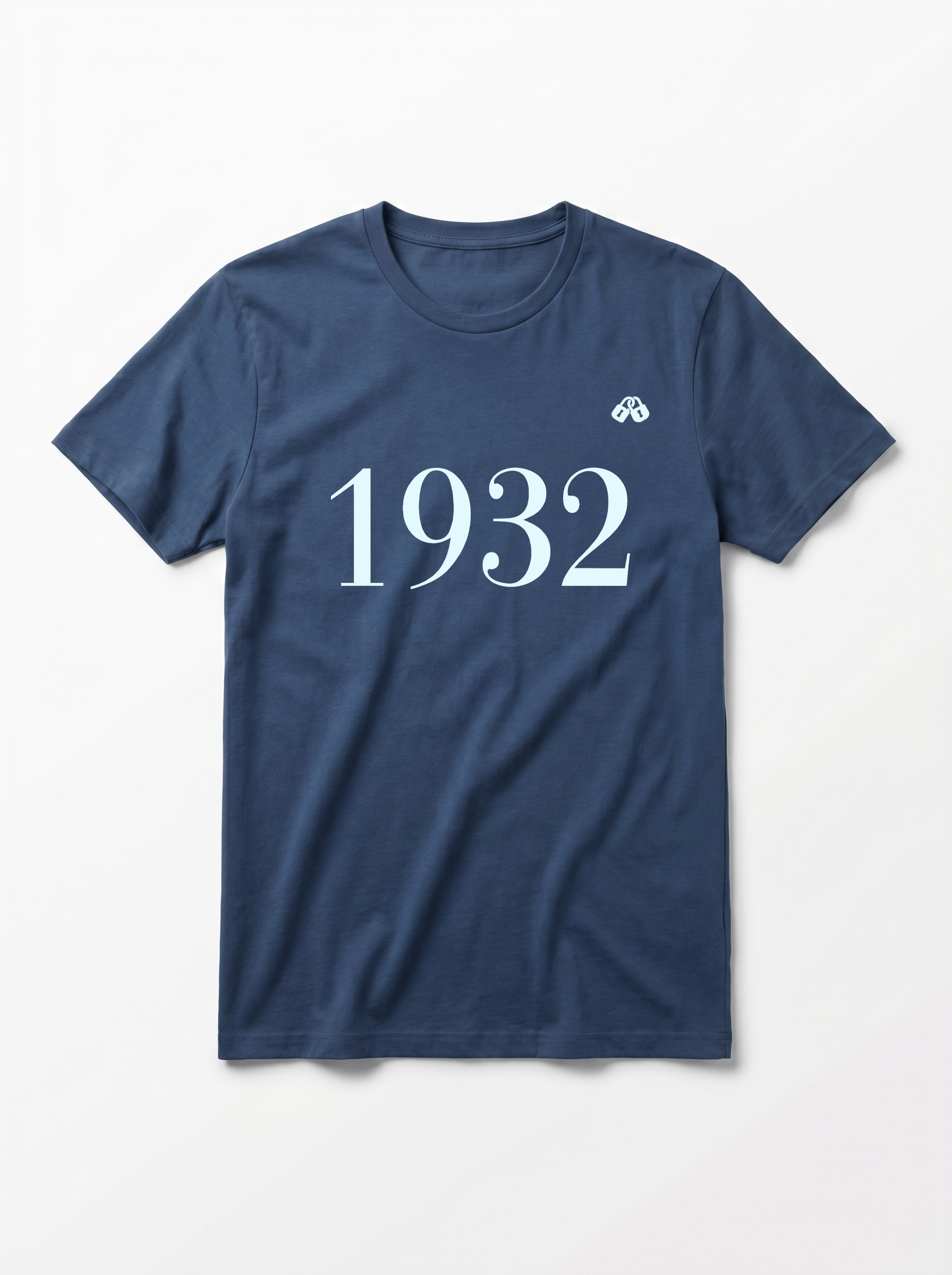 CAMISETA 1932 AZUL DENIM FRONTAL