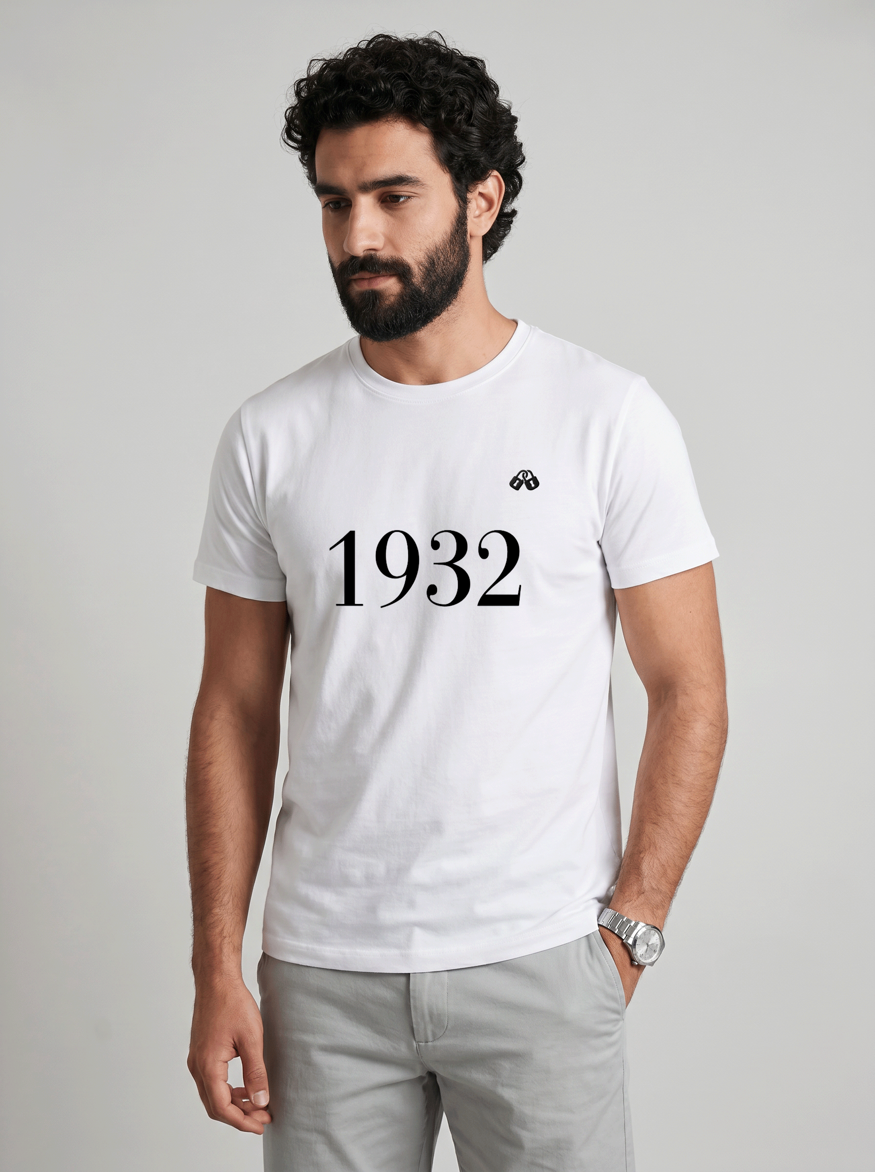 CAMISETA 1932 BLANCA MODELO
