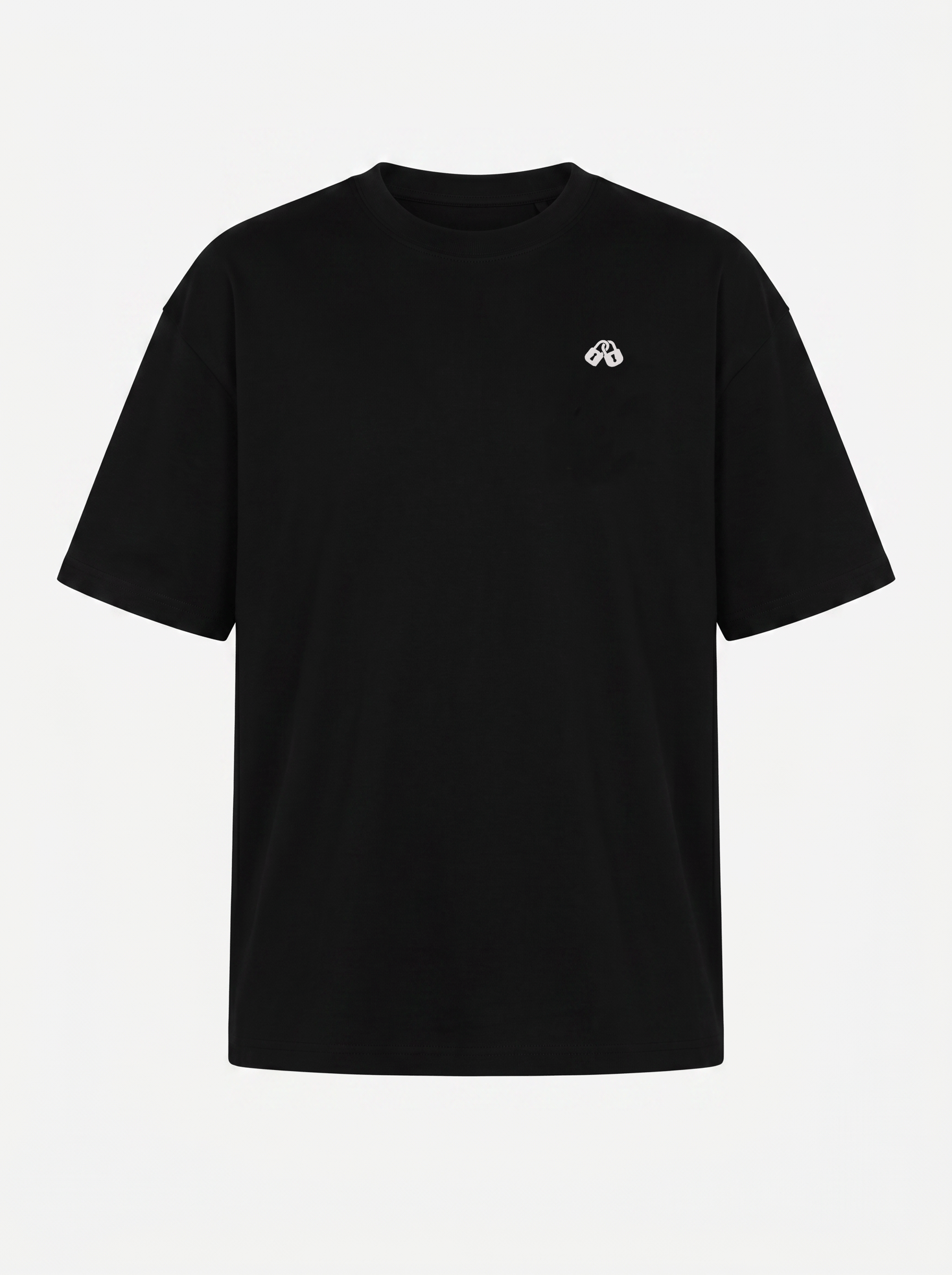 CAMISETA OVERSIZE LOCK 210 NEGRA