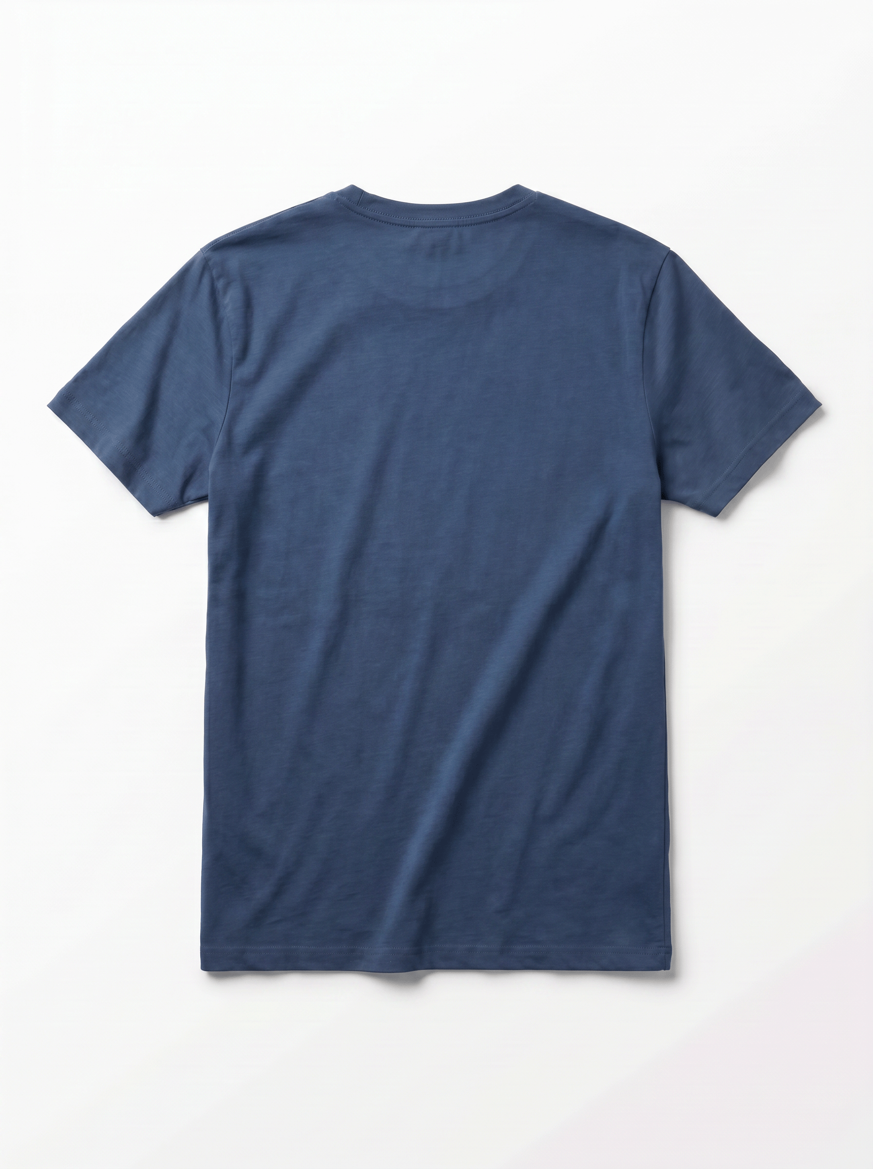 CAMISETA LOCK AZUL DENIM TRASERA