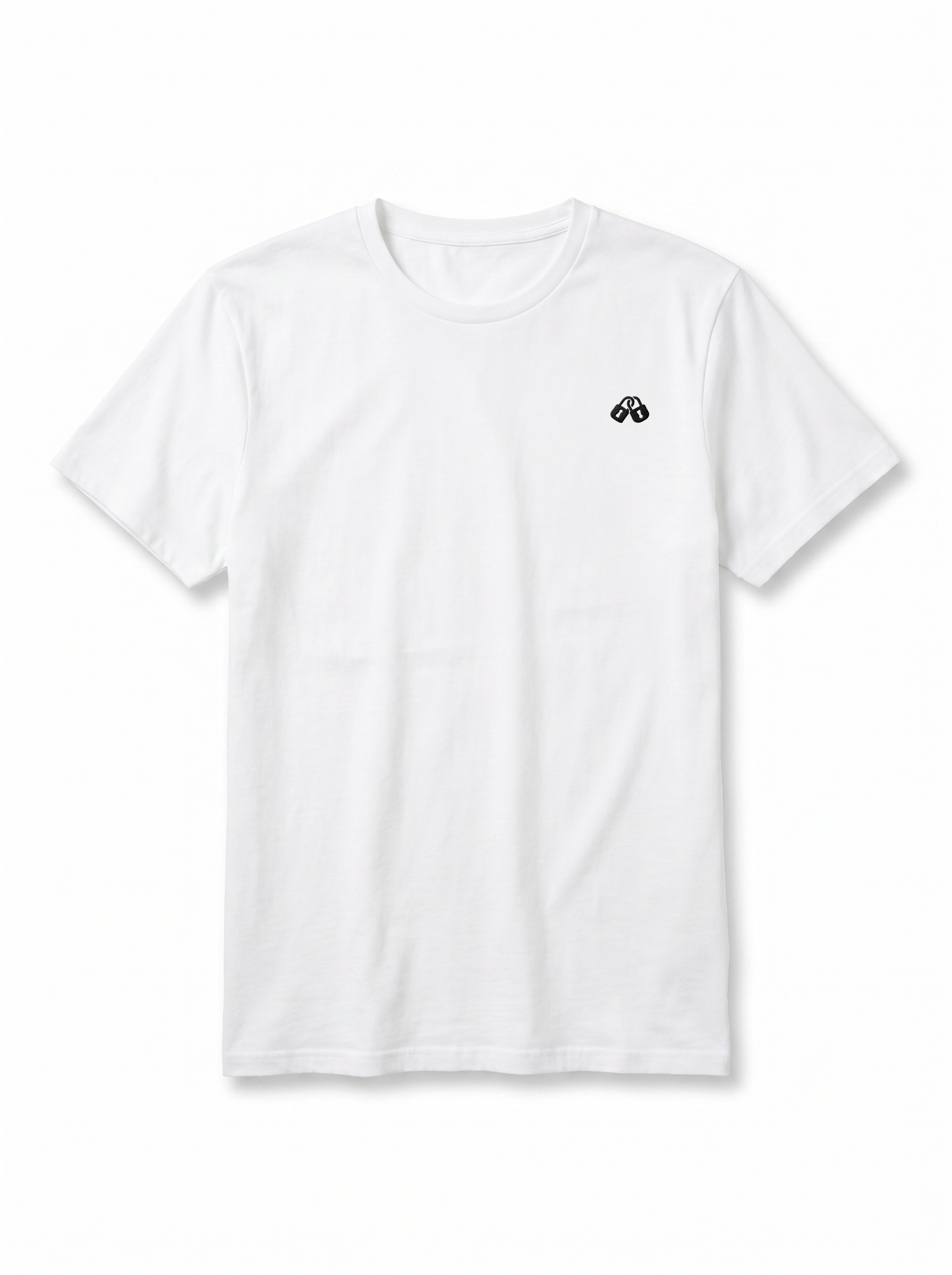 CAMISETA LOCK BLANCA FRONTAL