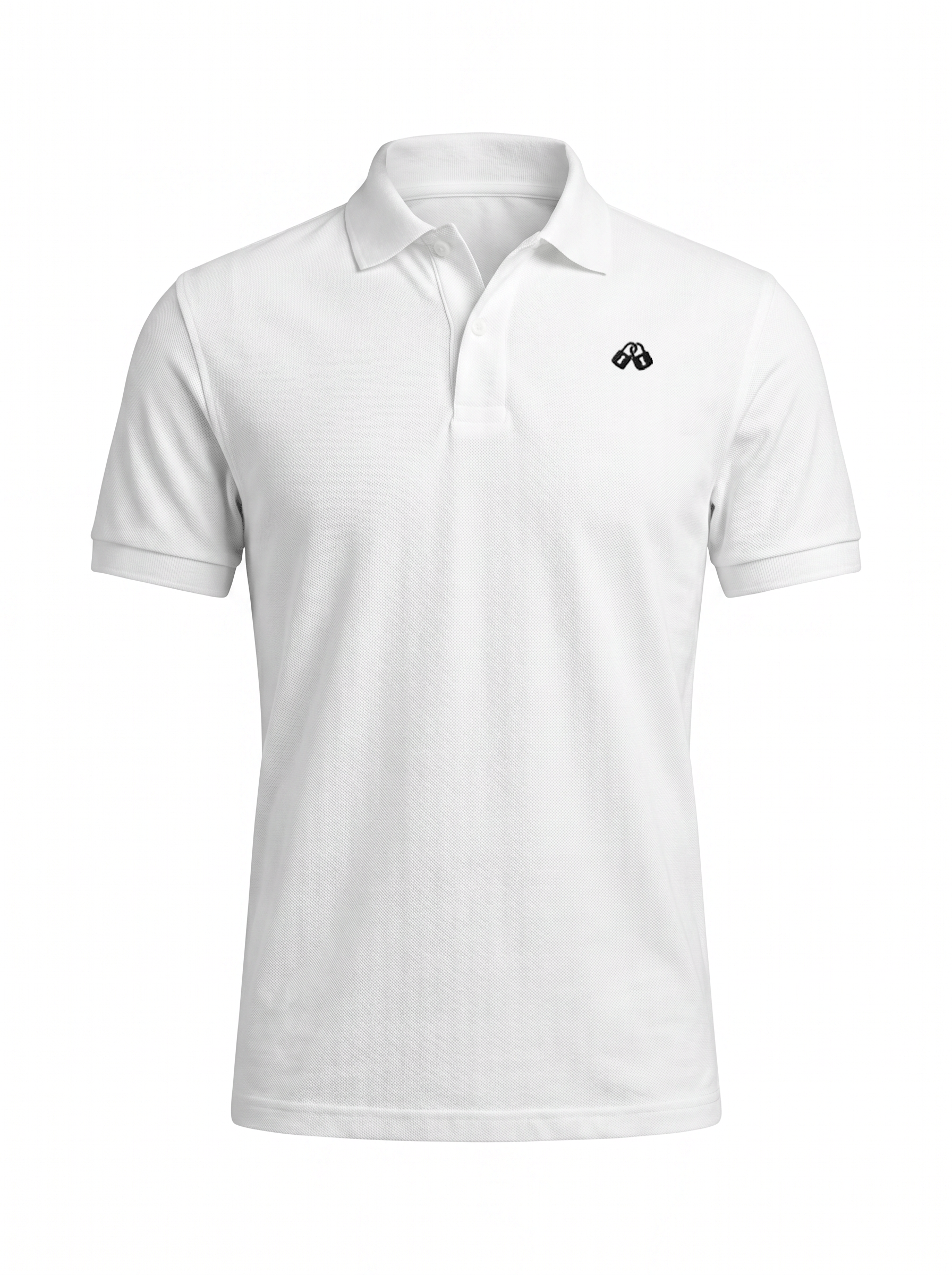 CAMISETA POLO BLANCO FRONTAL
