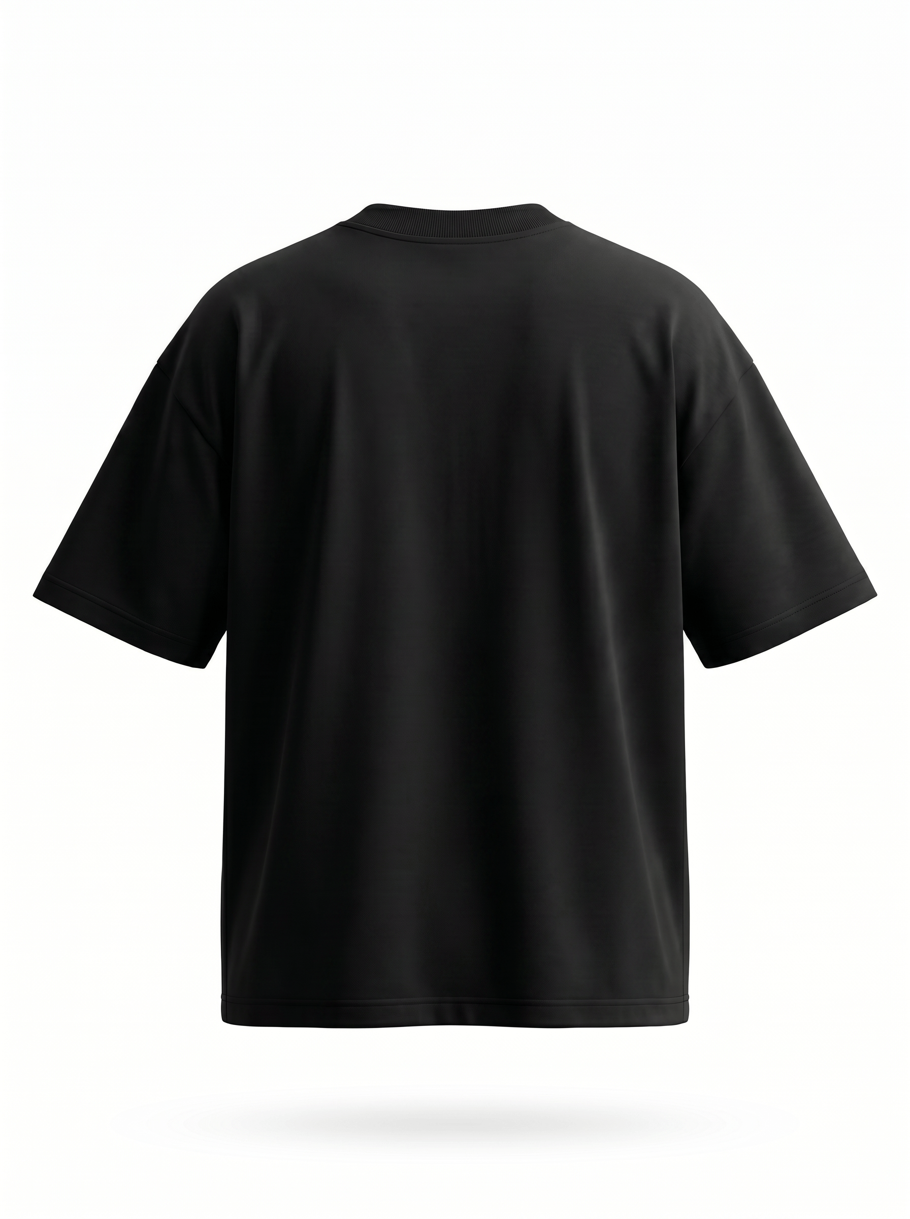 camiseta NEGRA lock trasera