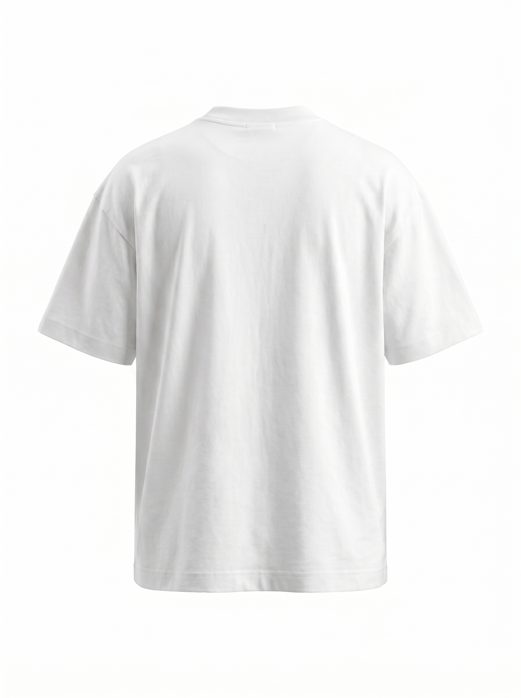camiseta blanca lock trasera