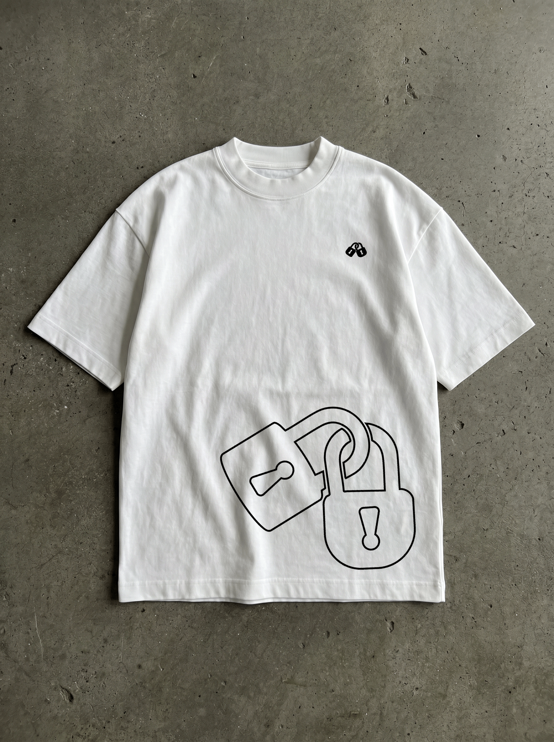 camiseta blanca urban modelo
