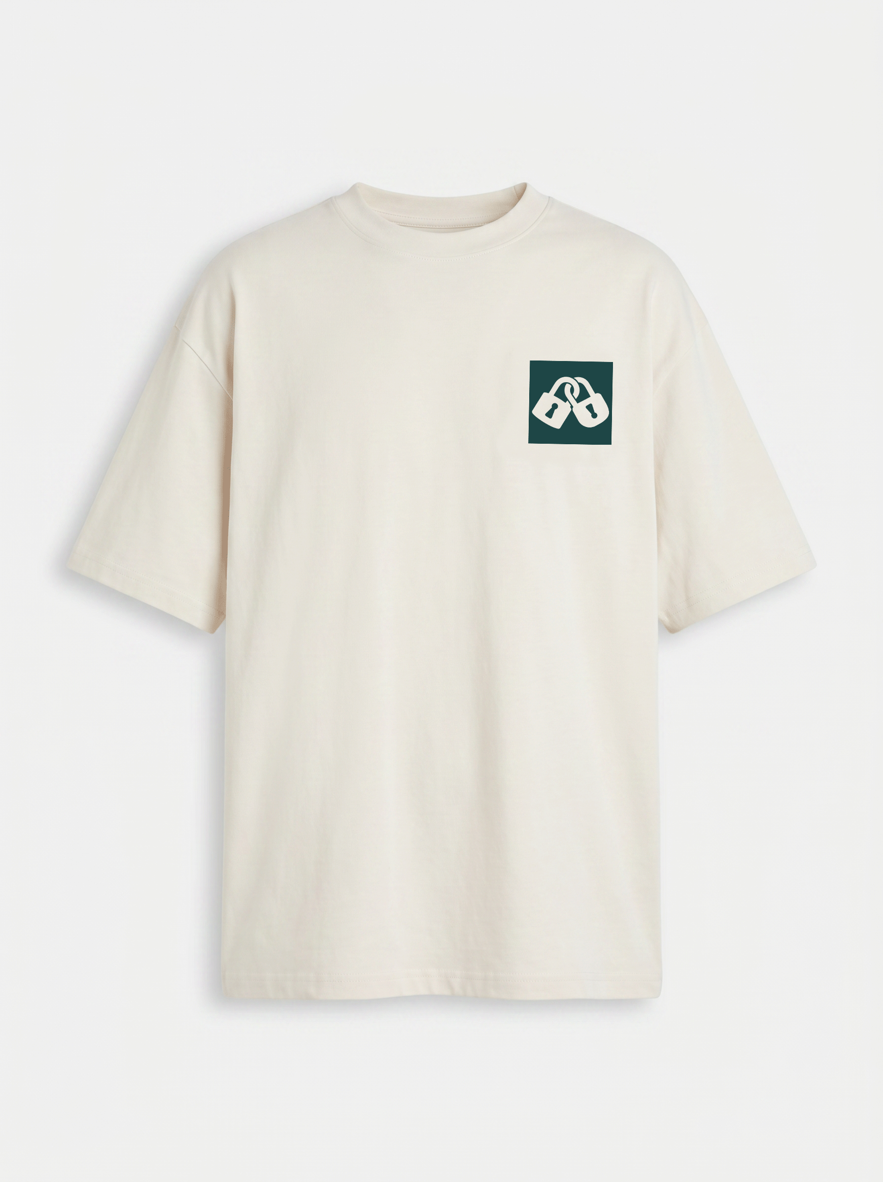 camiseta-surf-oversize-blanco-roto-detalle-verde-parte-delantera