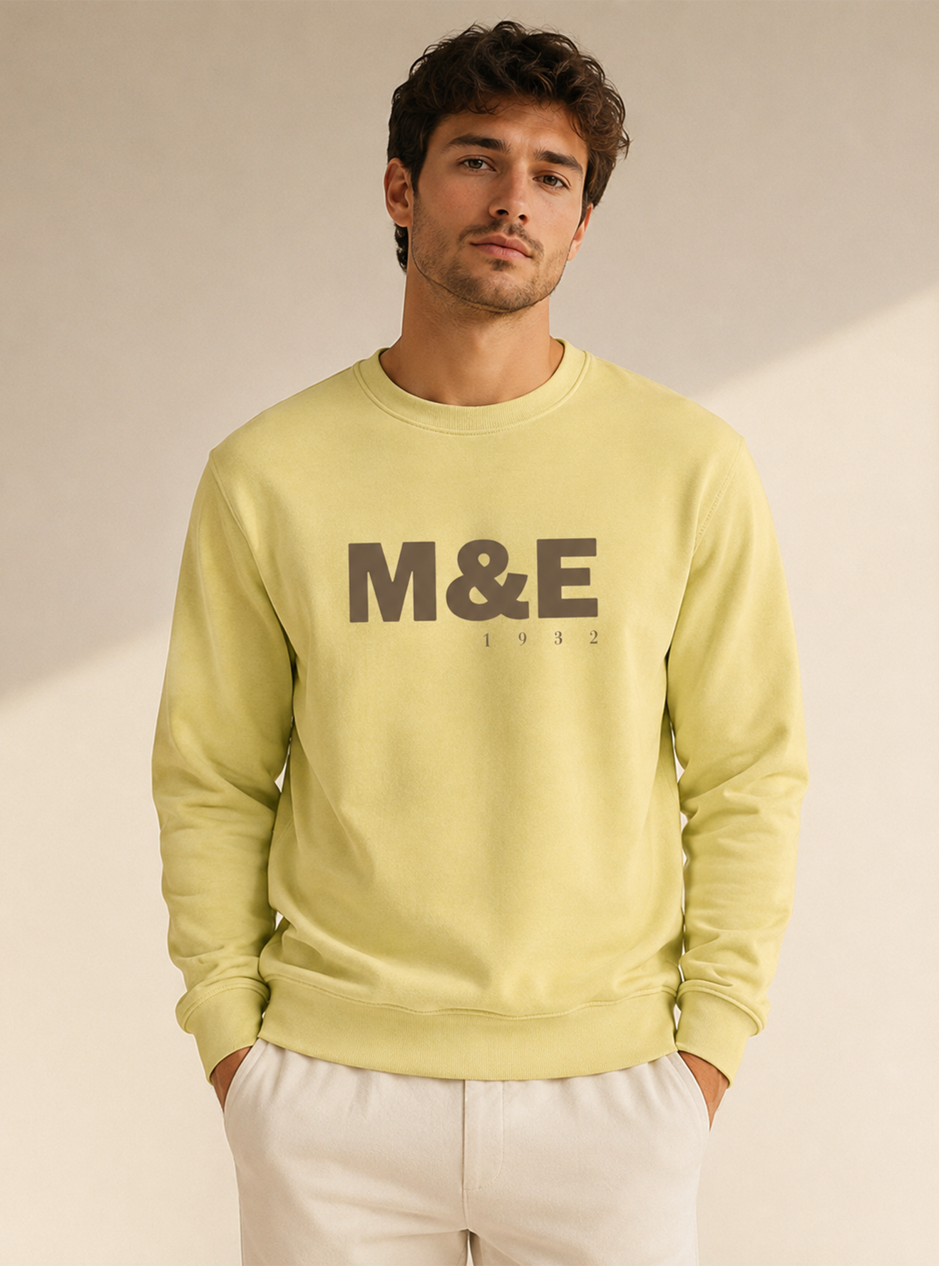 SUDADERA ODÍN MIE G AMARILLO LAVADO