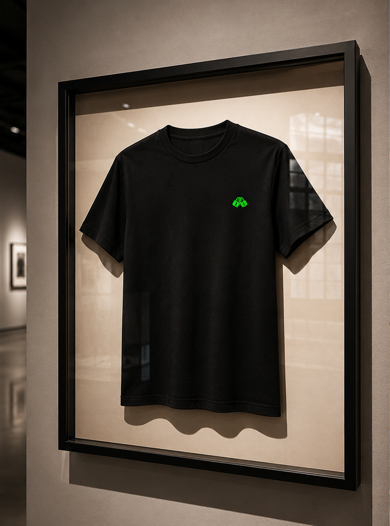 CAMISETA DE MANGA CORTA CLASSIC SURF M NEGRA CANDADO *VINILO* - Imagen 6