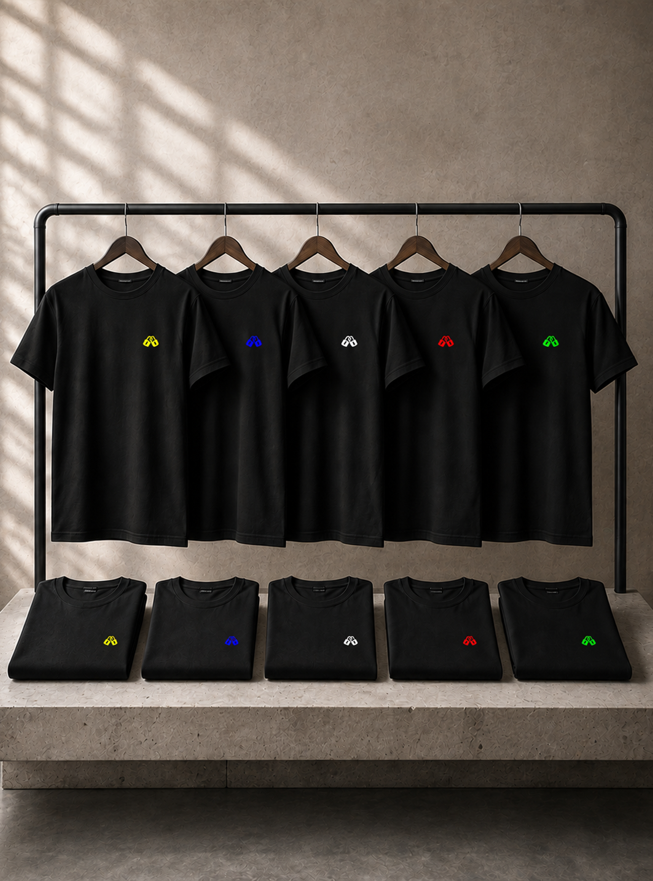 CAMISETA DE MANGA CORTA CLASSIC SURF M NEGRA CANDADO *VINILO*